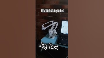 Mini Palletizing Robot, Jog Test #robotic #roboticarm #automation #palletizer #palletizingrobot