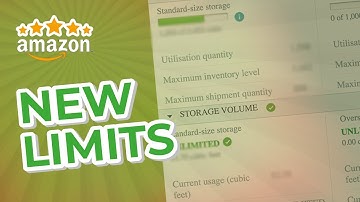 Amazon FBA have NEW Inventory Storage Limits