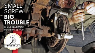 2002 Chevy Silverado rear brake fix, Part 1 | Project Old Grey