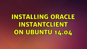 Installing oracle instantclient on ubuntu 14.04