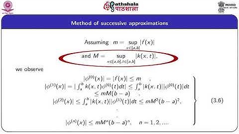 M-07. FREDHOLM INTEGRAL EQUATIONS OF SECOND KIND WITH CONTINUOUS KERNEL: SOLUTION BY THE METHOD