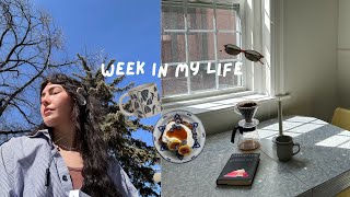 WEEK IN MY LIFE: thrifting, reading and studying