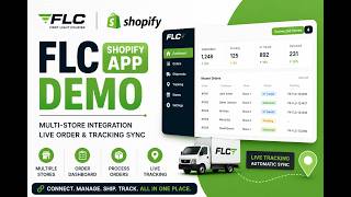 First Light Courier (FLC) Shopify App Demo | Multi-Store Integration & Live Tracking🚚