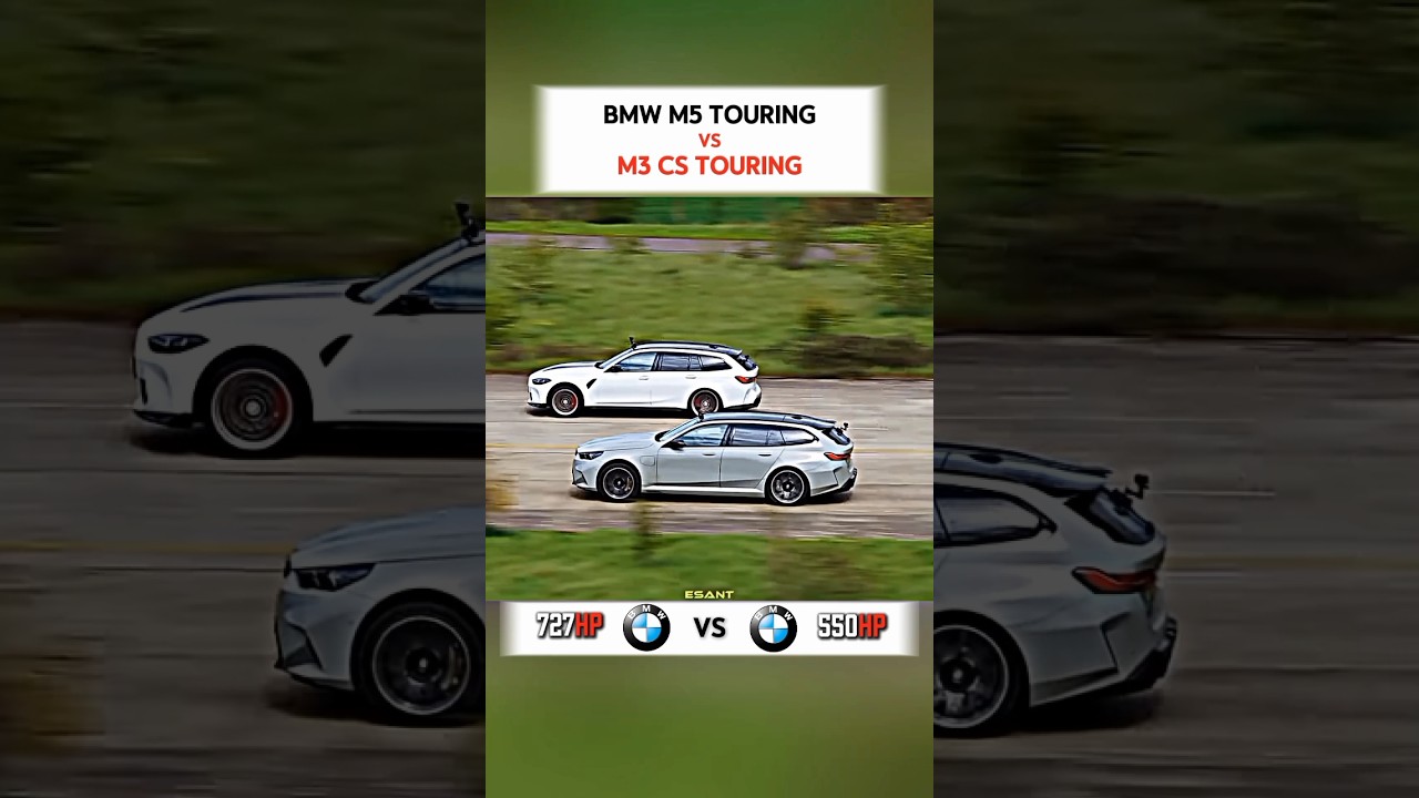 🔥 M3 CS Touring HUMILIATES M5 Touring?! 😱 #bmw #m3touring