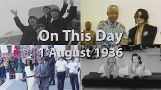 On This Day 1 August 1936