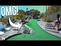 YOU HAVE TO SEE THIS AMAZING MINI GOLF COURSE! - CRAZY HOLE IN ONES AND AMAZING HOLES! | Brooks Holt