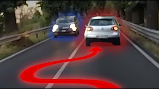 BAD DRIVER #1: Drunk driver almost causes several crashes