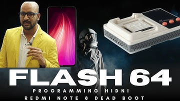 Redmi Note 8 Dead Boot Repair On Live Set By Flash 64 Programming Box ( 1st In Youtube )