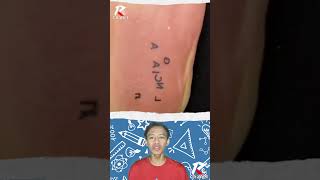 Beginilah jika membeli sepatu KW ,tulisan pada sepatu akan sangat mudah lepas begini