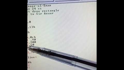 Project of draw a rectangle in assembly using emu.