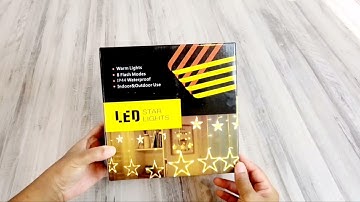 Quntis Easiest To Hang LED String Curtain Lights On Amazon Review