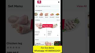 How to make meat delivery app | how to make app like licious | make food delivery app #liciousclone screenshot 1