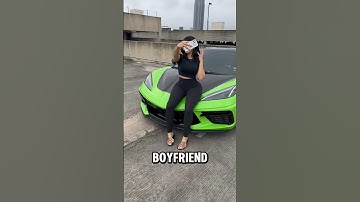 Lady Disses man on Supercar And This Happens #golddigger #lamborghini #ferrari #c8 #c8corvette