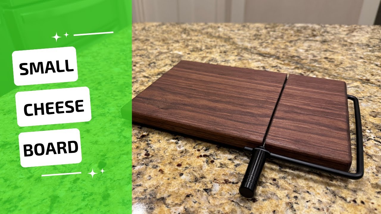 Making a Small Charcuterie Board With Built In Cheese Slicer Using the Rockler Kit