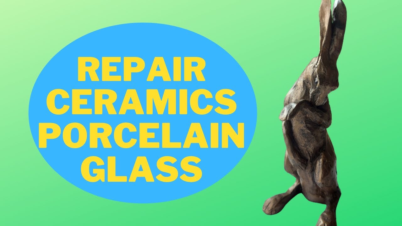 How to Repair Ceramics Porcelain and Glass with Milliput Beginners  #ceramics #restoration #porcelain 