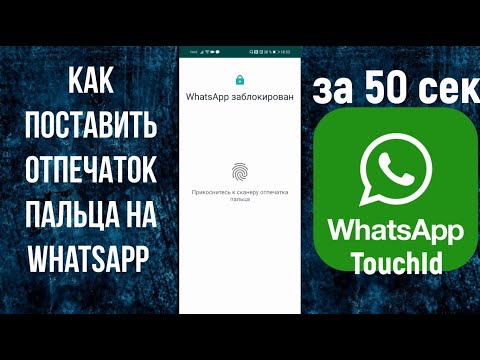 Как поставить отпечаток пальца Ватсап: Вход по Отпечатку Пальца в WhatsApp Touch id 2021