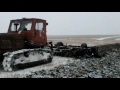 Зима пришла слишком рано. Трактор Т-4А с бдт по снегу.