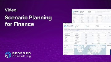 Demo Video: Scenario Planning for Finance