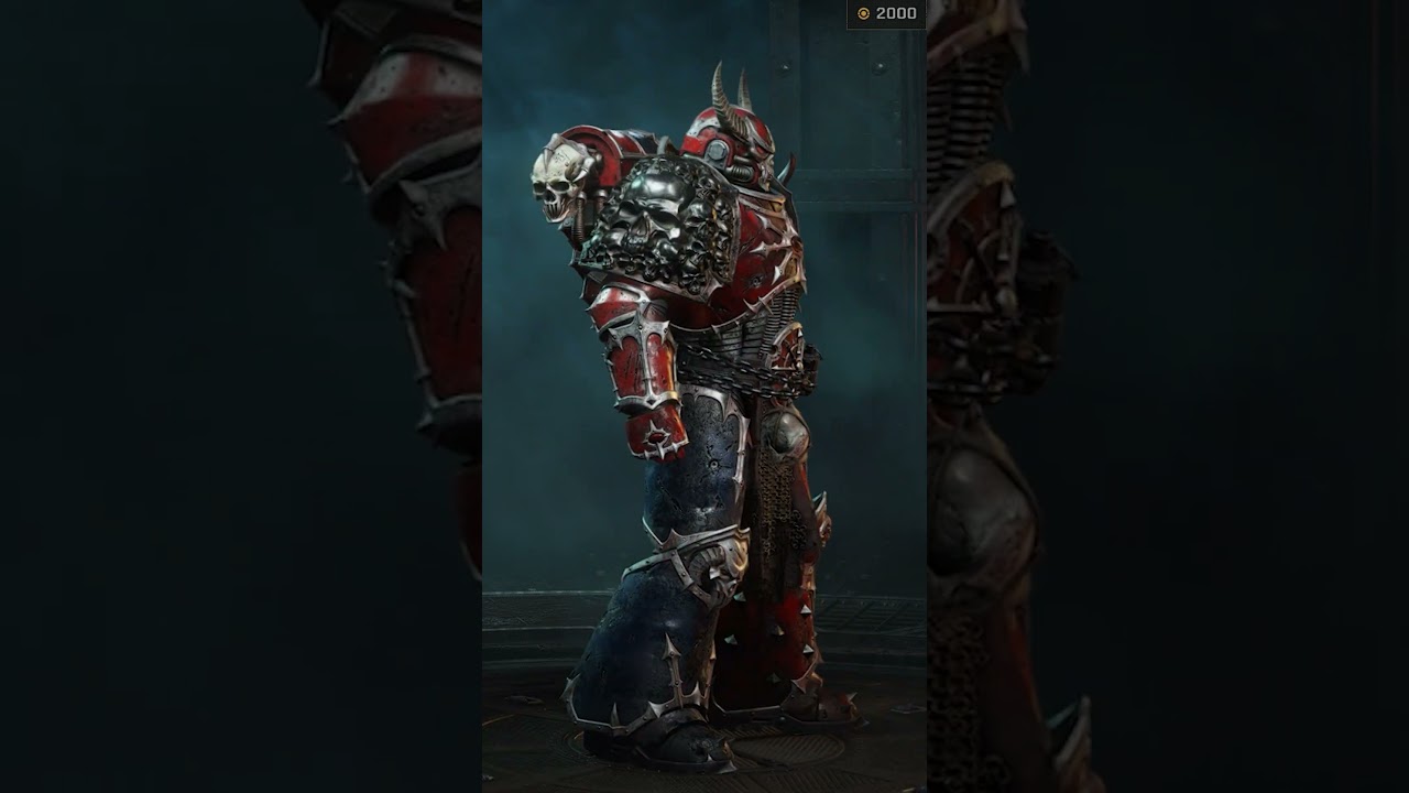 ℕ𝔼𝕎 𝔹𝕃𝔸ℂ𝕂 𝕃𝔼𝔾𝕀𝕆ℕ HOW TO UNLOCK CHAOS CHAMPION SKIN FROM PVP IN SPACE MARINE 2 NEW CHAOS ARMOUR #40K