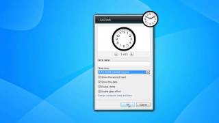 LiveClock Windows 7 Sidebar Gadget screenshot 5
