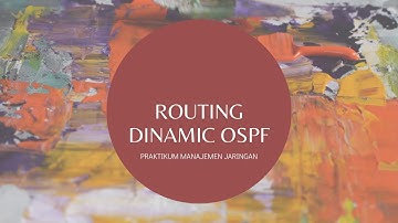 Routing Dinamic OSPF menggunakan GNS3