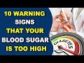 10 Alarming Signs Your Blood Sugar Is Too High || #controldiabetes || Health And Beauty