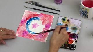Watercolors & StencilGirl® Stencils with Mary Beth Shaw