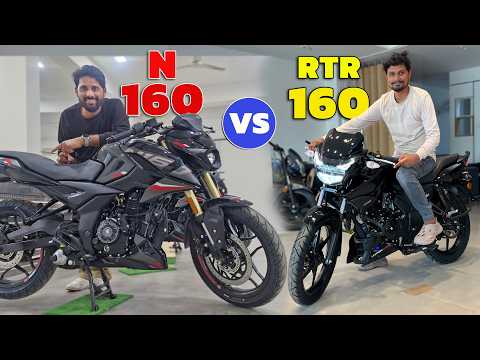 Tvs Apache RTR 160 2V VS Bajaj Pulsar N160 Which Is Best 160 Bike In 2026