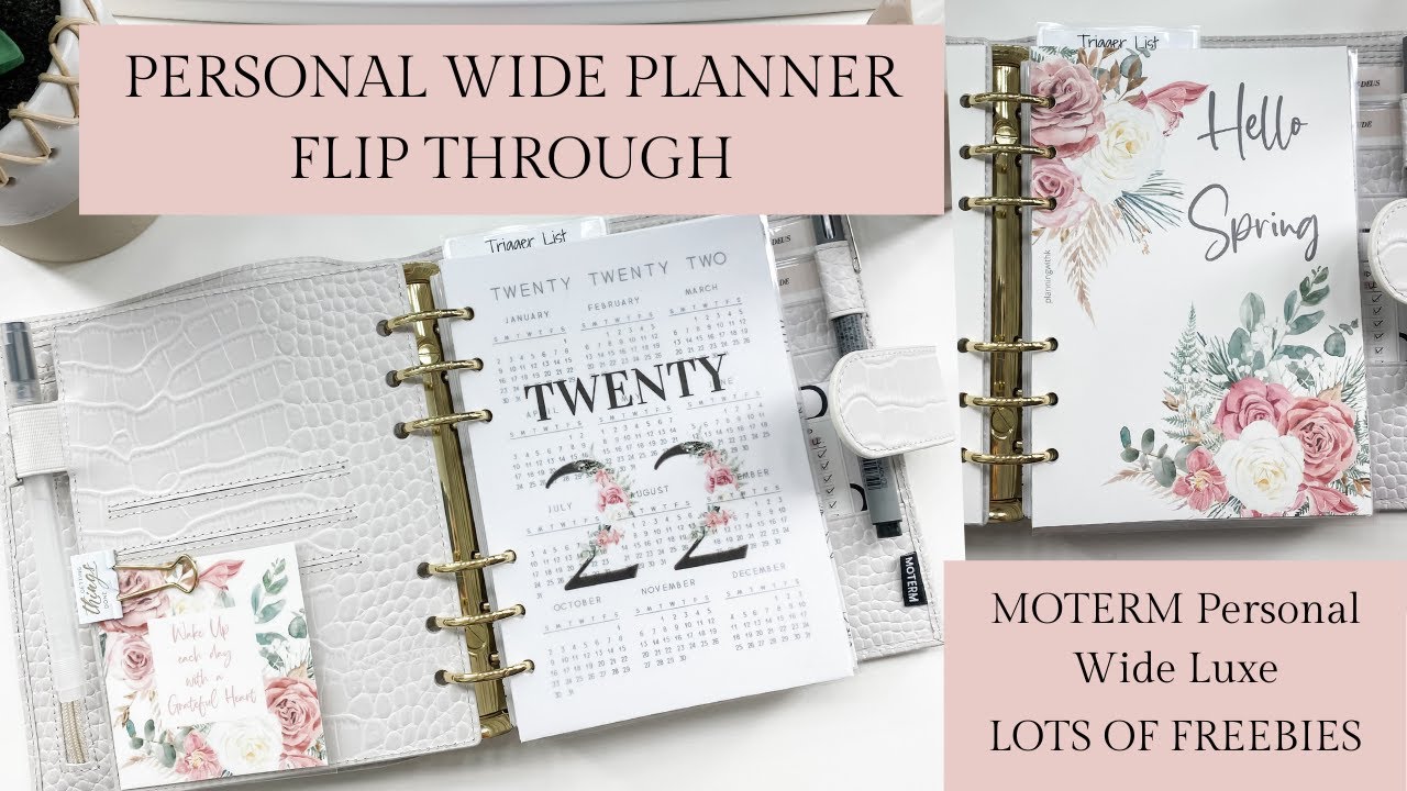 personal-wide-planner-flip-through-moterm-pw-with-a-lot-of-freebies-youtube