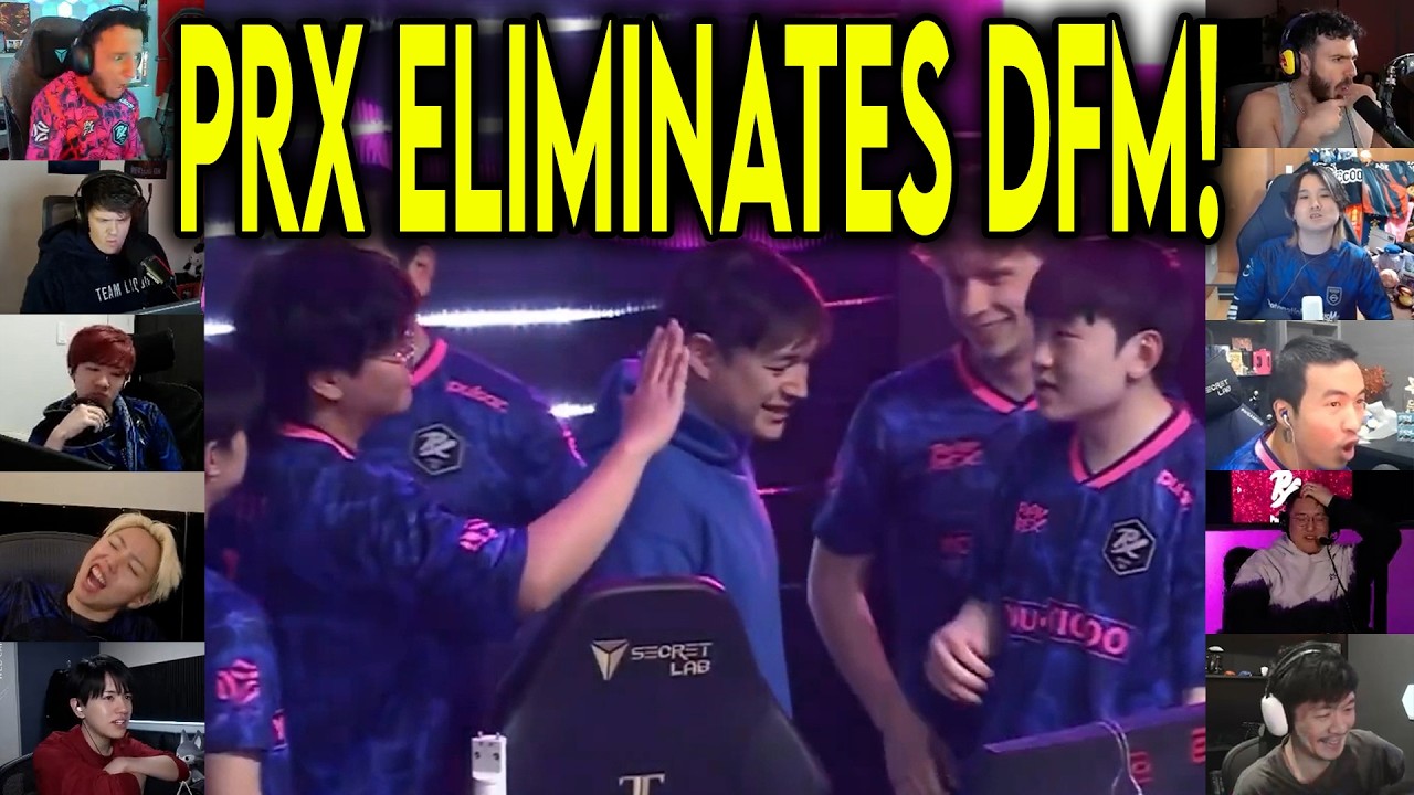Prx Win Valorant Streamers Reacts To PRX Dominant Win Against DFM In VCT - YouTube