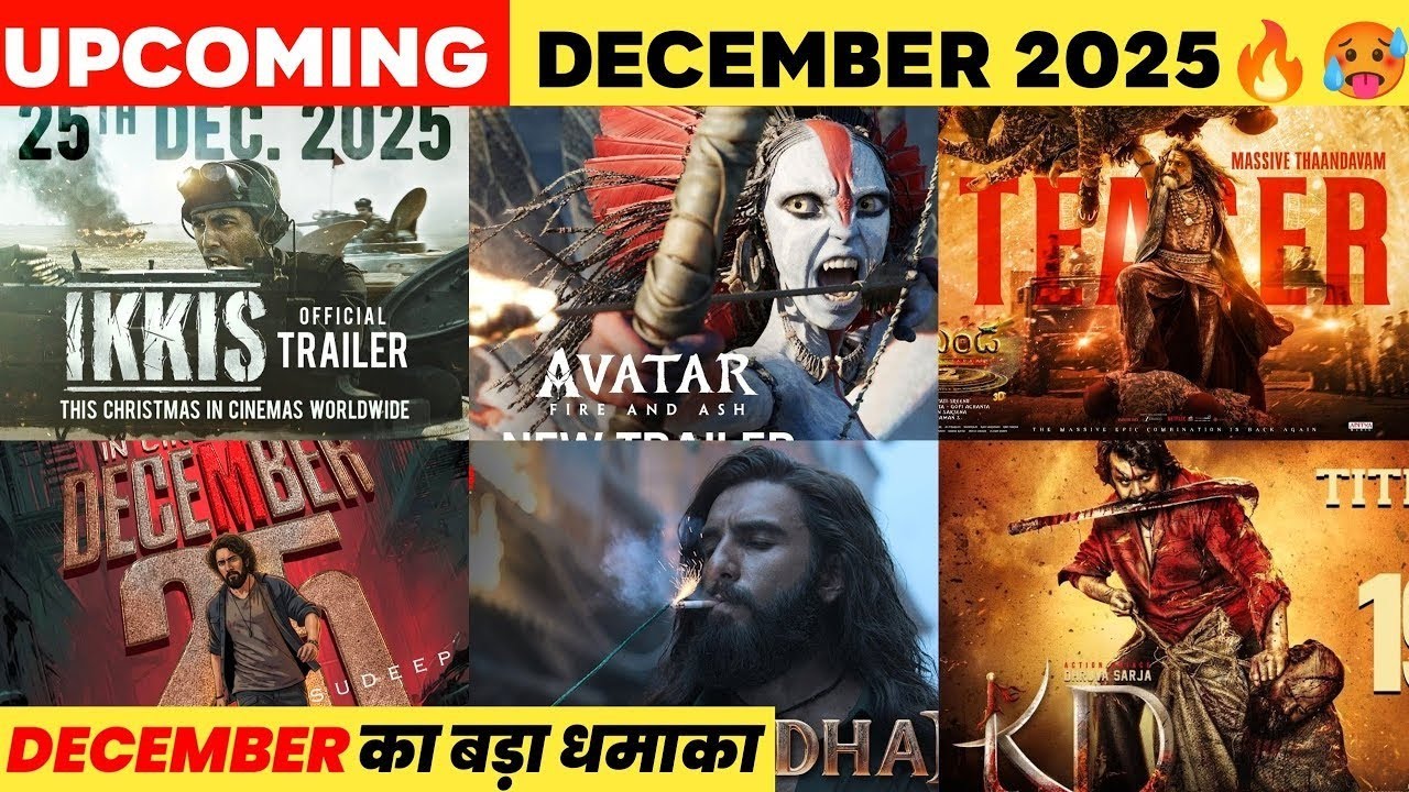 15 Upcoming Movies and Web Series In December 2025 In Hindi | |Upcoming ...