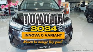 Review of the Innova G 2.8L Diesel Automatic Transmission. #car #review #toyota #innova #2024 #cars