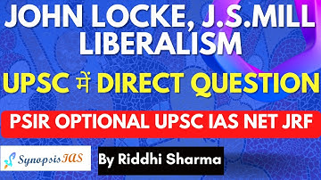 L65 Liberal Thinkers PSIR Optional उदारवादी विचारक Unit 8 by Riddhi Sharma