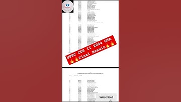UPSC CDS II 2024 OTA Final Result out 🔥 l #upsc #cds #upsccds #cds22024 #ytshorts #reels #viralshort