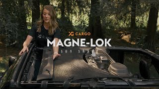 Magne-Lok Magnetic Sun Shade Install for Jeep Wrangler JL and Gladiator by XG Cargo by XG Cargo 7,277 views 3 years ago 2 minutes, 28 seconds
