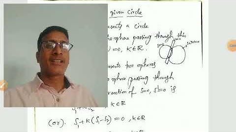 Sphere passing through given circle-Video 8