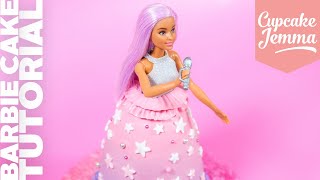 Let's make a Barbie Cake in honour of the Barbie Movie! | Full Recipe | Cupcake Jemma