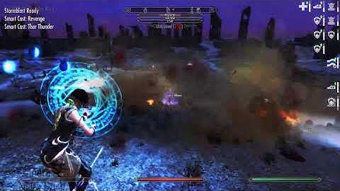 Skyrim SE Colorful Magic SE The Unknown Boss Battle