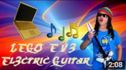 Lego Mindstorms EV3 EL3CTRIC GUITAR - Amazing robotic electric guitar