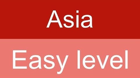 Flags of Asia quiz - Level: Easy