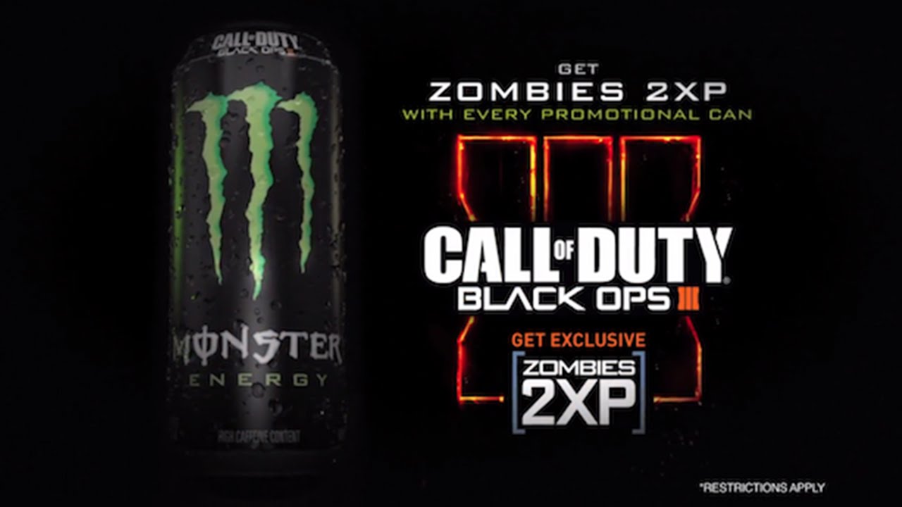 Monster Energy Promotion with Black Ops 3, Get Zombies 2XP! - YouTube