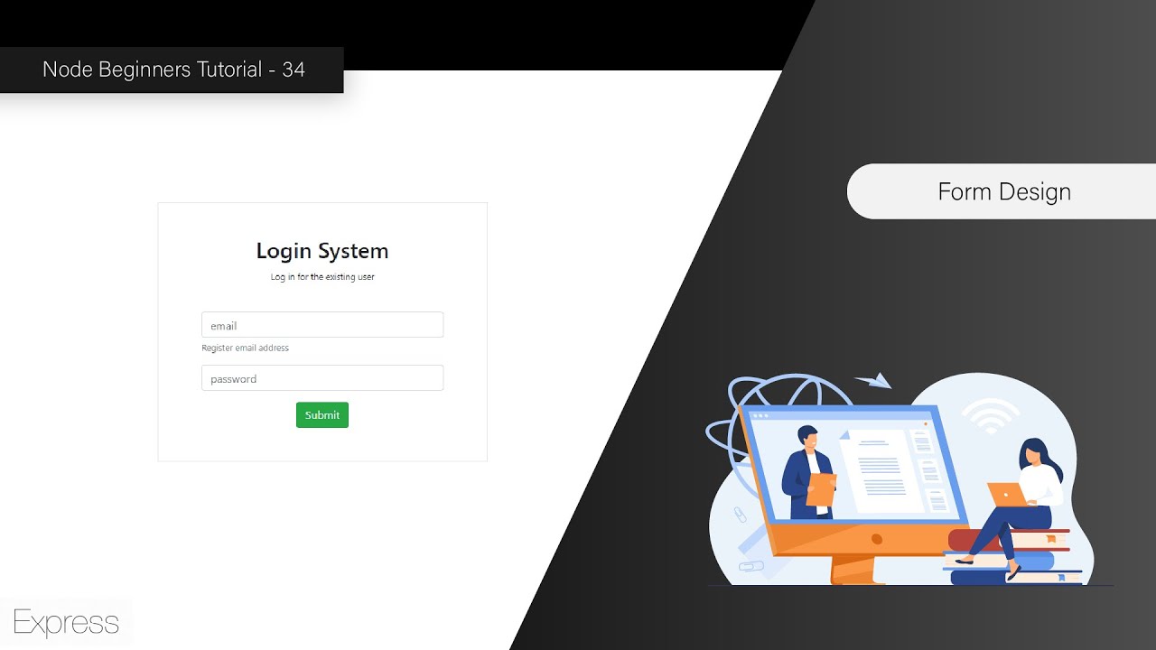 Design Form with Node Template Engine - Node For Beginners