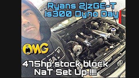 Gavin’s 2jz Ge Vvti Is300 Turbo Conversion Build part 3 Dyno Day