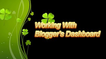 Working with Blogger