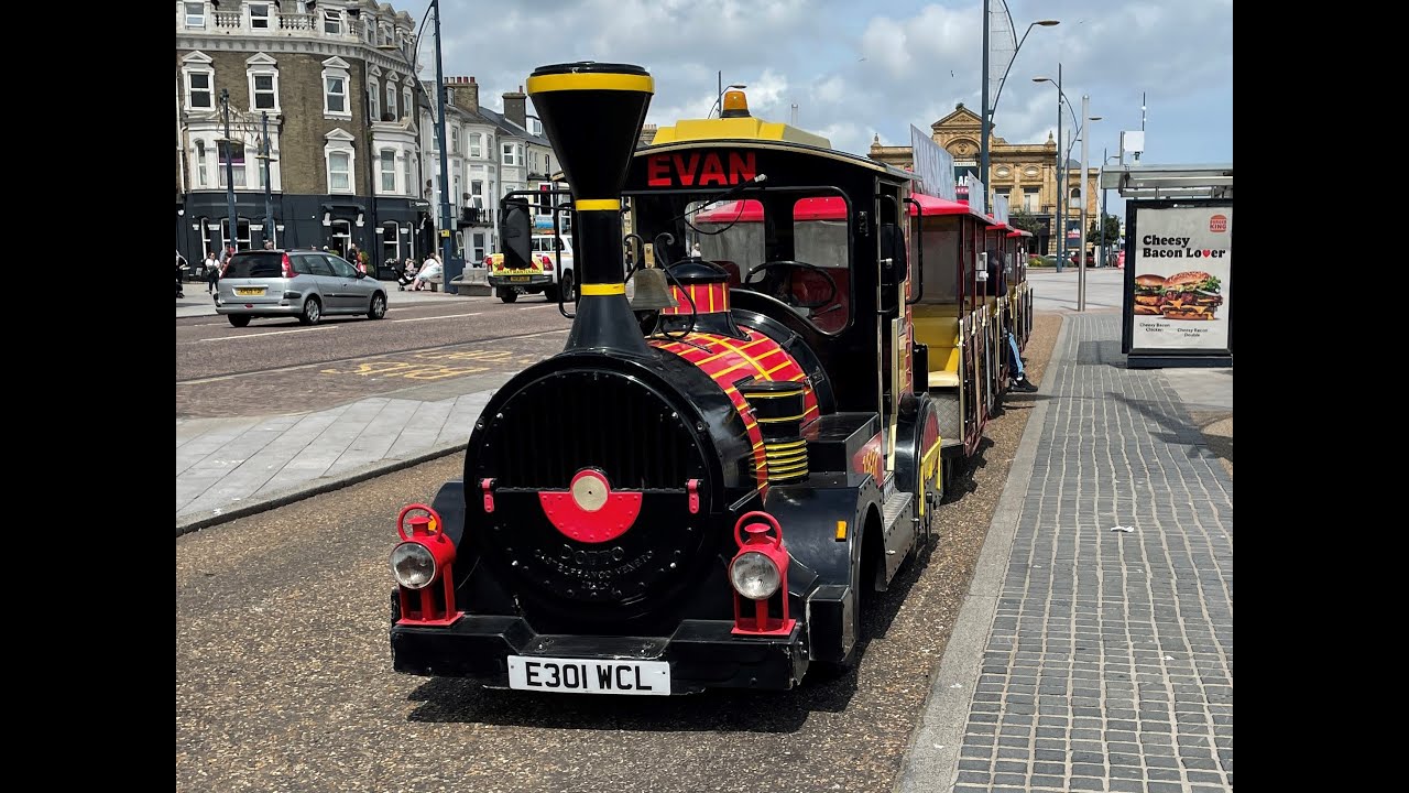 Great Yarmouth Land Train - Seafront in the Rain (Round Trip)