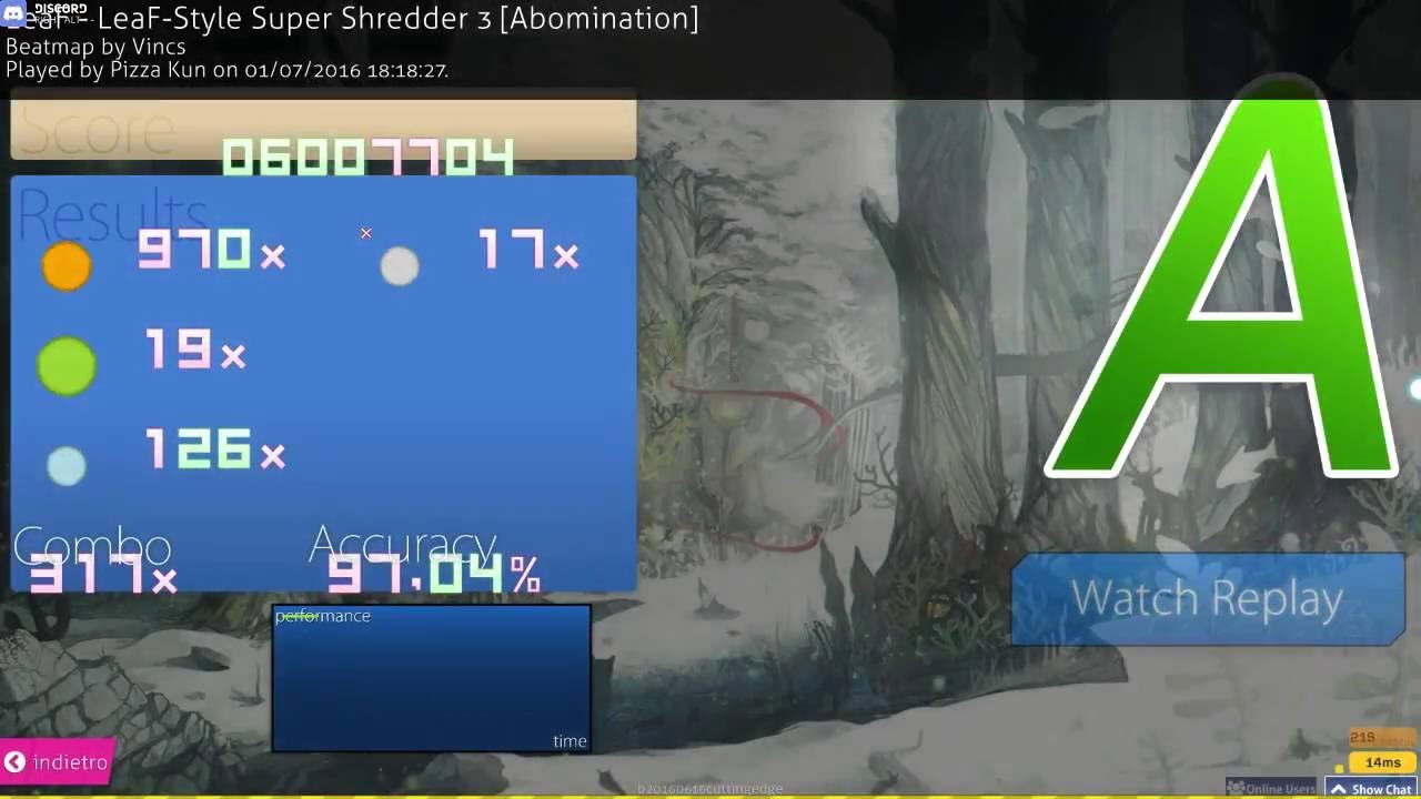 LeaF-Style Super〆Shredder 3 [Abomination] Random CTB play