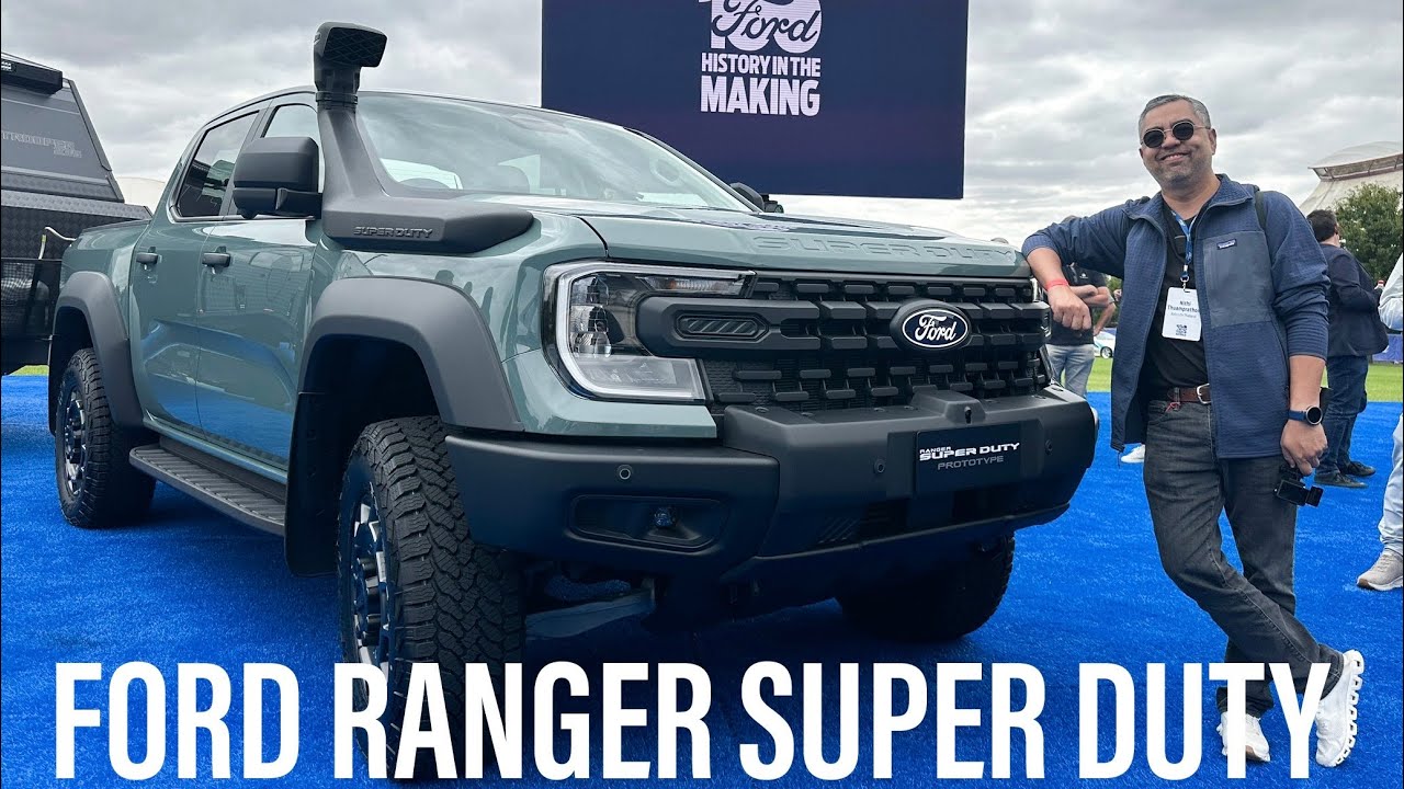กระบะ FORD สายโหด!!FORD RANGER SUPER DUTY ลากได้ 4.5 ตัน บรรทุกรวมได้ 4.5 ตัน เปิดขายไทยกลางปีหน้า