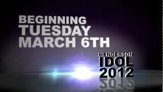 Henderson Idol 2012 Promo