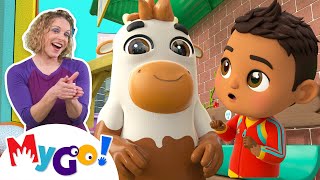 Wash Your Hands, Scrub That Soap! + MORE! Lellobee City Farm | MyGo! Sign Language For Kids | ASL