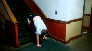 Stair Sprints and Bear Crawls Down - Chacon Performance and Personal Trainer Everett, WA